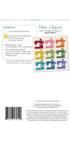 Sewing Spree Quilt Pattern by Wendy Sheppard