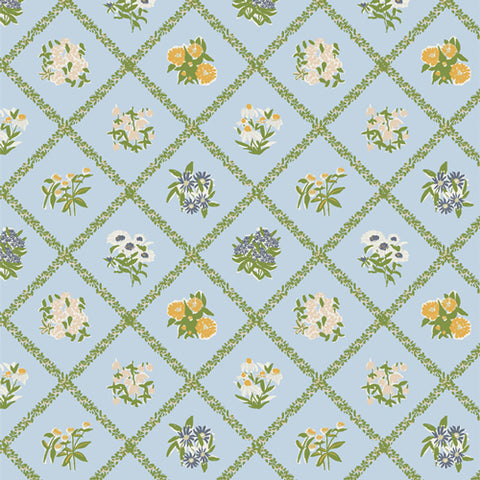 Potager Scented Cottage Garden Yardage by Sharon Holland for Art Gallery Fabrics