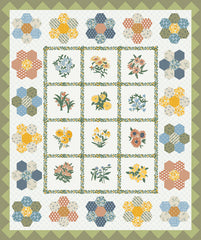 Potager Kitchen Garden Panel by Sharon Holland for Art Gallery Fabrics