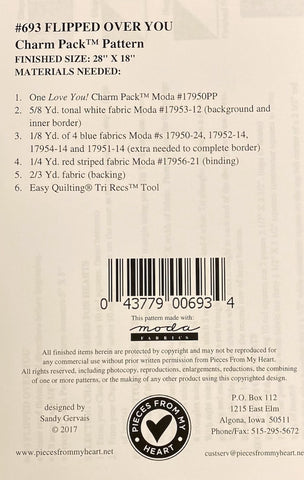 Flipped Over You Quilt Pattern by Pieces From Heart