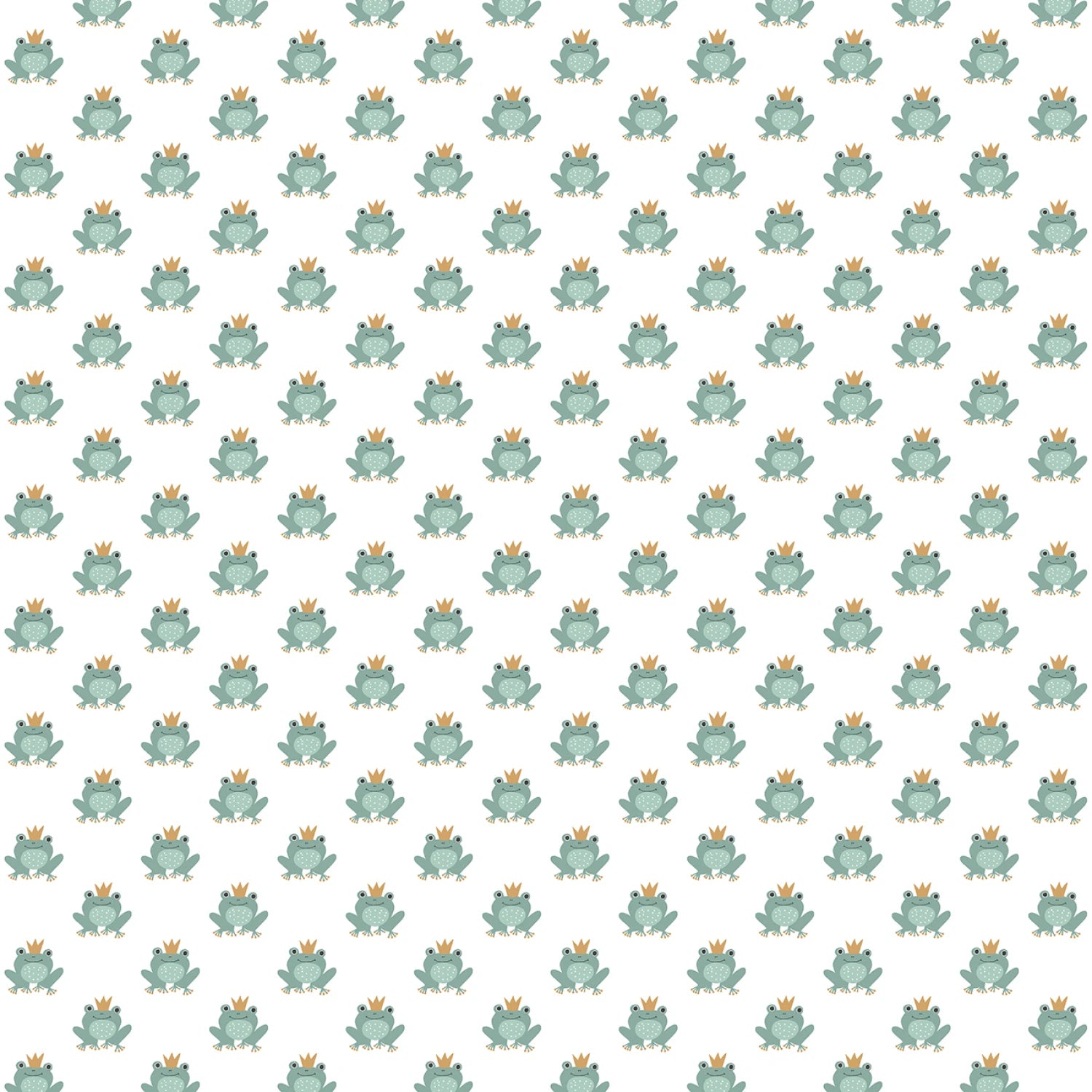 Alphabet City White Froggin Awesome Yardage by Dear Stella for Benartex