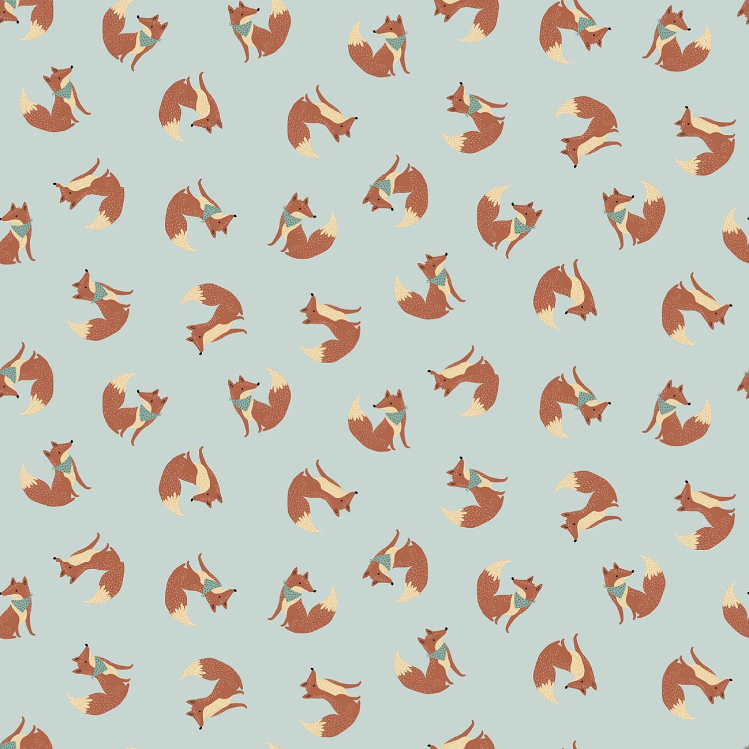 Alphabet City Flint Hey Foxy Yardage by Dear Stella for Benartex