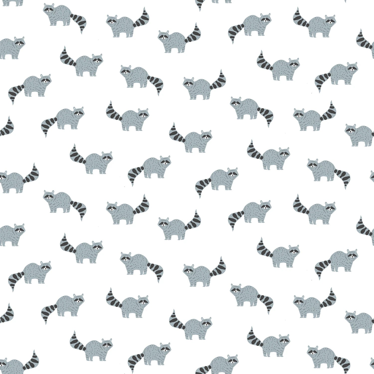 Alphabet City White Trash Pandas Yardage by Dear Stella for Benartex