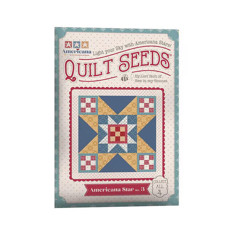 Americana Stars No. 3 Quilt Seeds Pattern by Lori Holt of Bee in my Bonnet