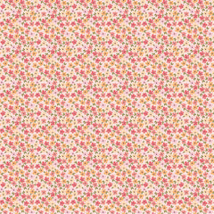 Prairie Sisters Homestead Pink School Frock Yardage by Lori Woods for Poppie Cotton Fabrics