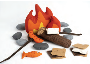 The Great Outdoors Camp Fire Panel by Stacy Iest Hsu for Moda Fabrics