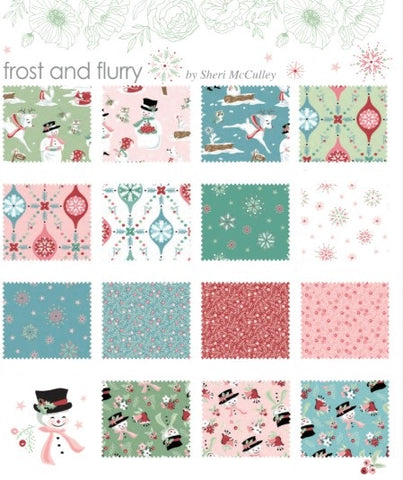 Frost And Flurry 2.5" Strips by Sheri McCulley for Poppie Cotton Fabrics