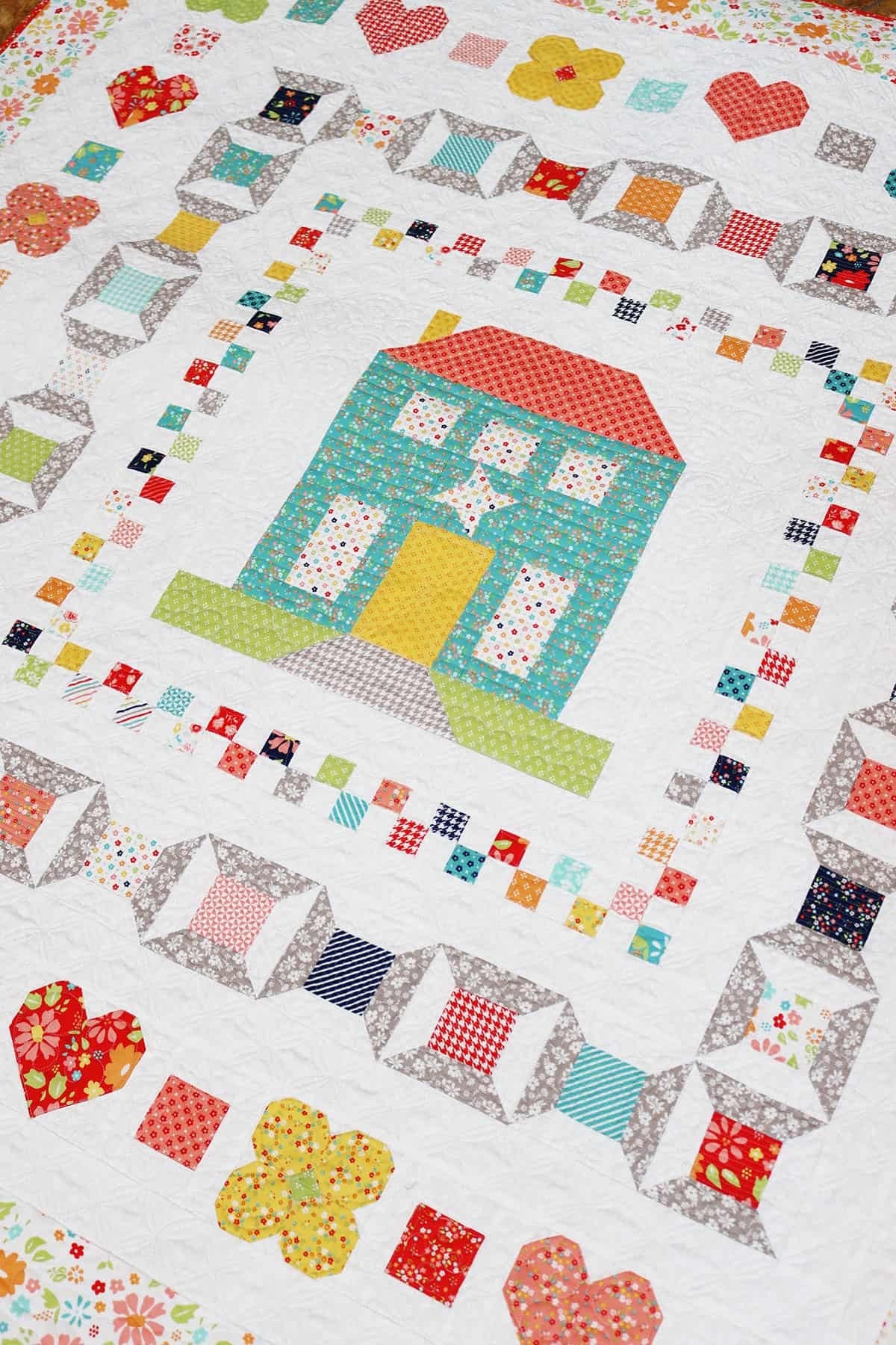 Delightfully Yours Quilter's Cottage Quilt Kit