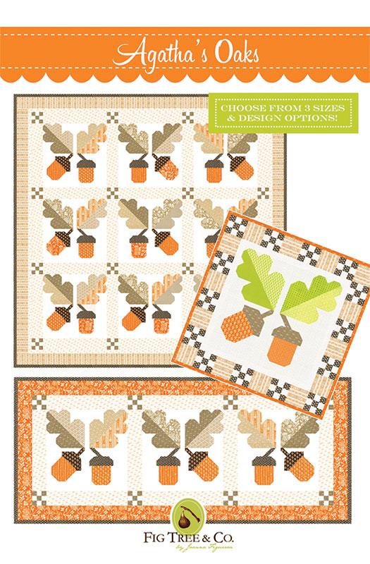 Agatha's Oaks Table Runner Pattern by Fig Tree & Co