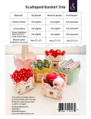 Scalloped Basket Trio Pattern by Minki Kim