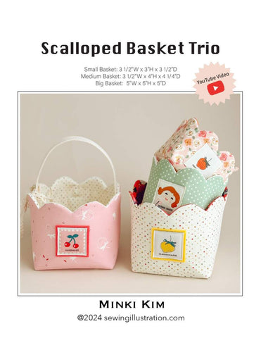 Scalloped Basket Trio Pattern by Minki Kim