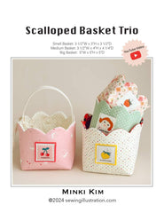 Scalloped Basket Trio Pattern by Minki Kim