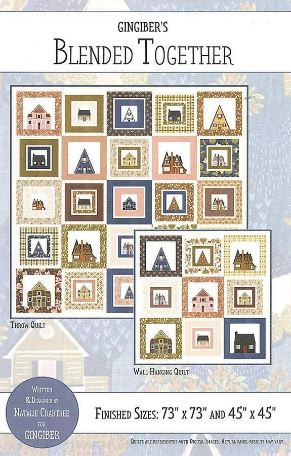 Blended Together Quilt Pattern by Gingiber