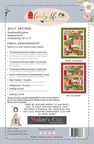 Quilted Fields Quilt Pattern by Bee Sew Inspired