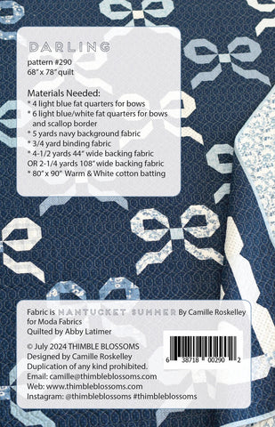 Darling Quilt Pattern by Thimble Blossoms