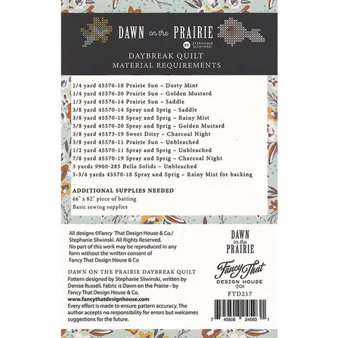 Daybreak Quilt Pattern by Fancy That Design House