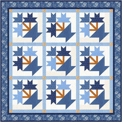 Denim Baskets Quilt Pattern by Fig Tree & Co.