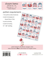Dream Home Quilt Pattern by Poppie Cotton Fabrics