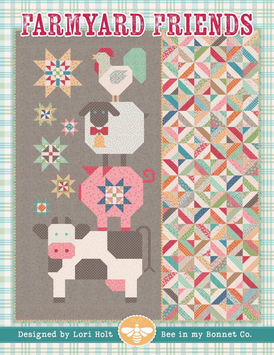 Farmyard Friends Quilt Pattern by Lori Holt of Bee in my Bonnet for It's Sew Emma
