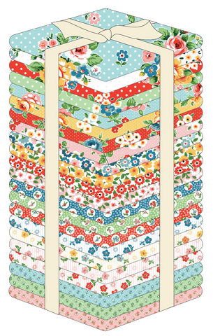 Flower Market Fat Quarter Bundle by Elea Lutz for Poppie Cotton Fabrics