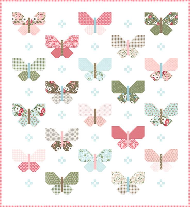 Flutter Quilt Pattern by Lella Boutique