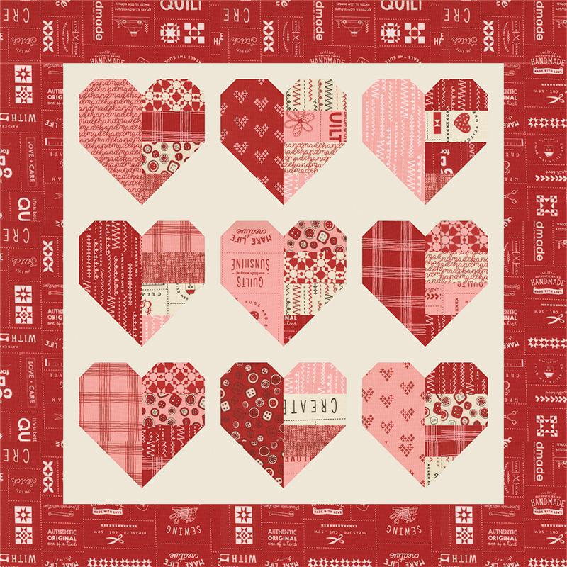 Heartstrings Pillow Pattern by Sew Lux Fabric
