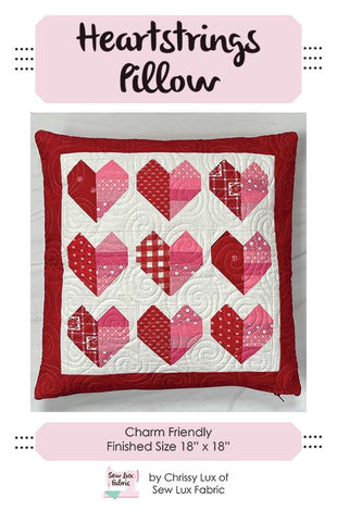 Heartstrings Pillow Pattern by Sew Lux Fabric