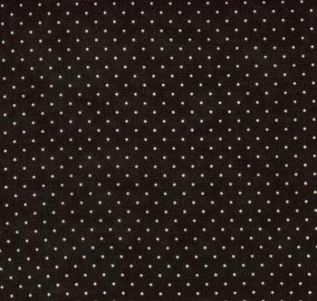 Essential Dots Jet Black Yardage by Moda Fabrics