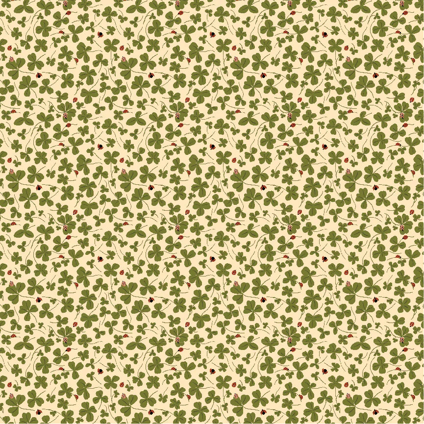 Promise Me Yellow Lucky Me Yardage by Michal Marko for Poppie Cotton Fabrics