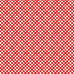 Gingham Picnic Red Napkin Yardage by Lori Woods for Poppie Cotton Fabrics