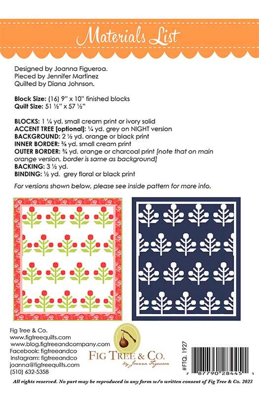 Orchard Quilt Pattern by Fig Tree & Co.