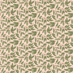 Prairie Christmas Natural Pine Boughs Tree Yardage by Amanda Grace for Poppie Cotton Fabrics
