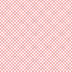 Gingham Picnic Pink Popsicle Yardage by Lori Woods for Poppie Cotton Fabrics