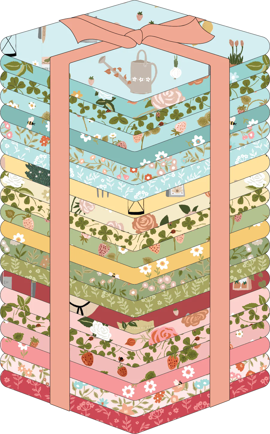 Promise Me Fat Quarter Bundle by Michal Marko for Poppie Cotton Fabrics