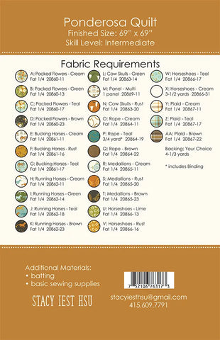 Ponderosa Quilt Pattern by Stacy Iest Hsu