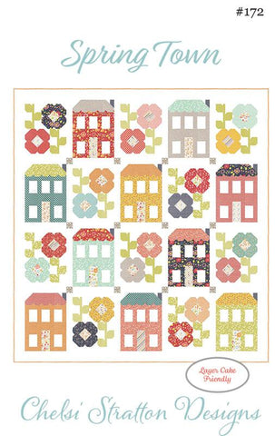 Spring Town Quilt Pattern by Chelsi Stratton Designs