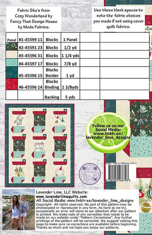 Stockings Were Hung Quilt Pattern by Designs By Lavender Lime