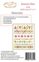 Summer Slice Quilt Pattern by Chelsi Stratton Designs