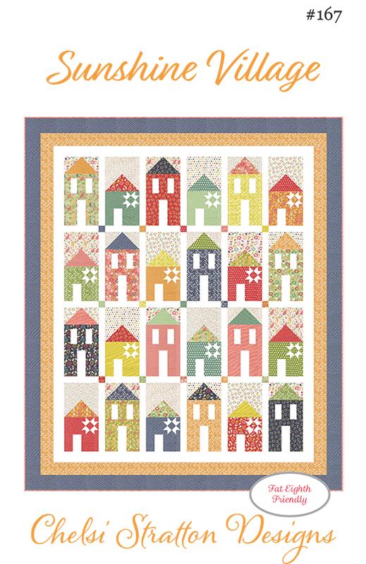 Sunshine Village Quilt Pattern by Chelsi Stratton Designs
