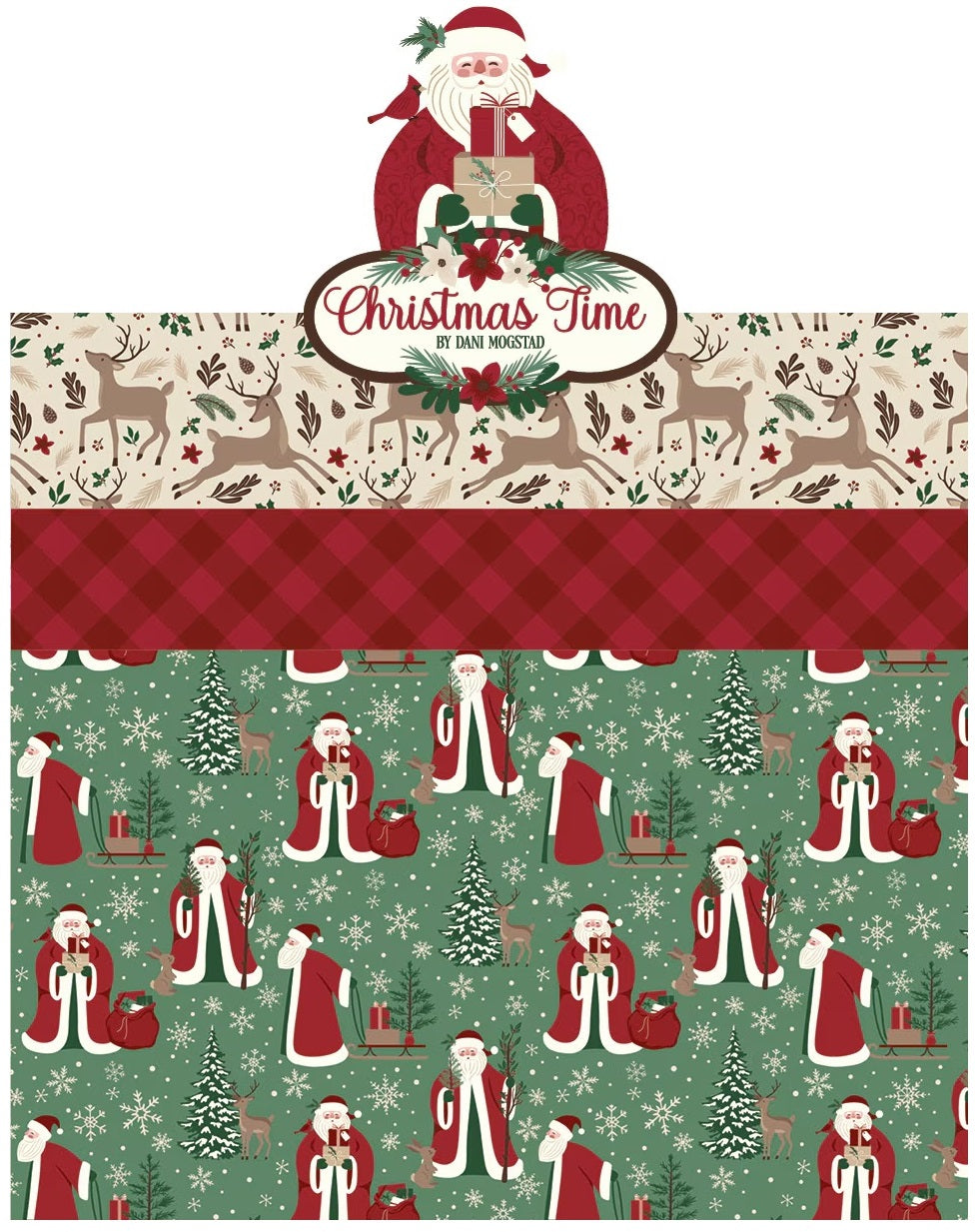 Christmas Time Fat Quarter Bundle by Dani Mogstad for Riley Blake Designs