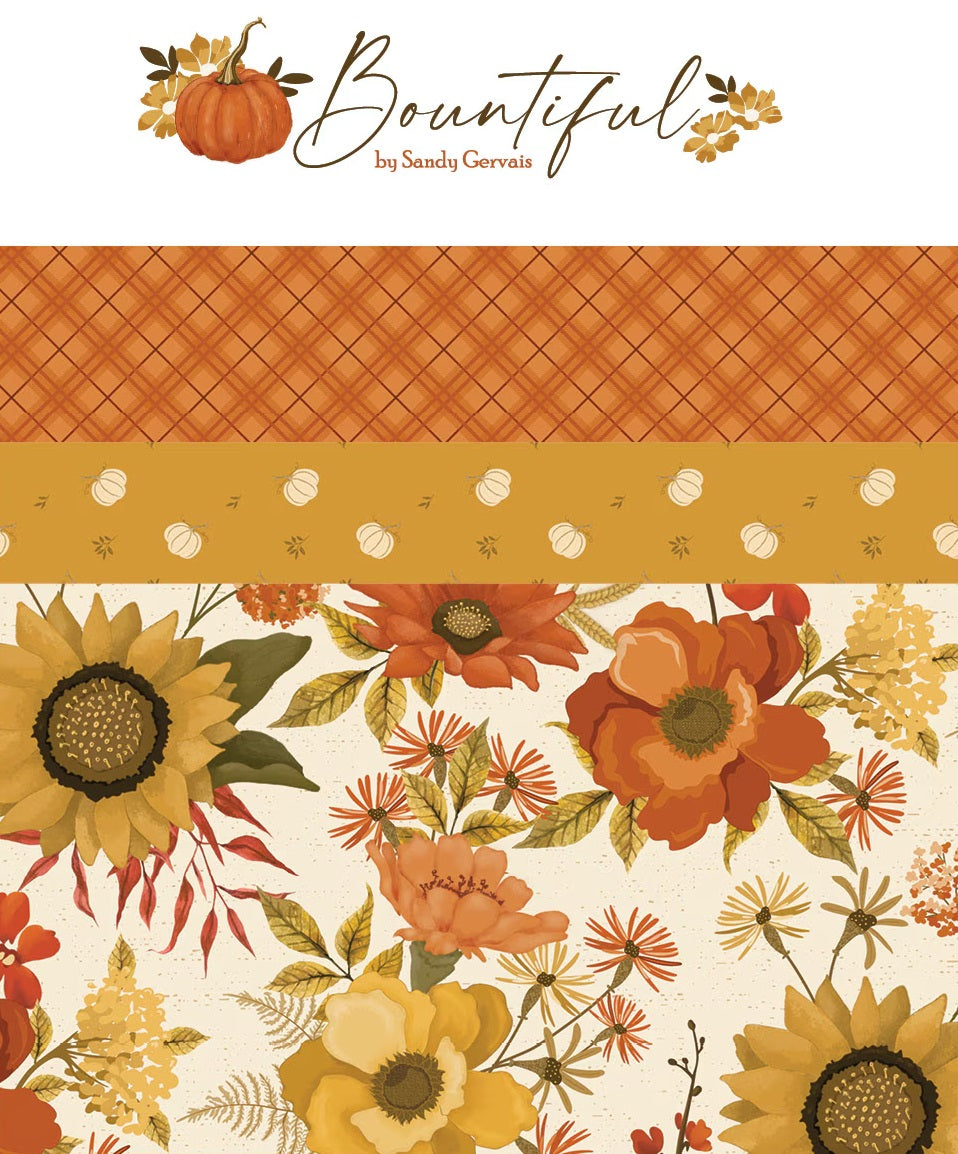 Bountiful Fat Quarter Bundle by Sandy Gervais for Riley Blake Designs