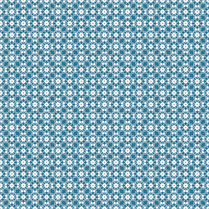 Elise Denim Trelis Yardage by Terri Henson for Poppie Cotton Fabrics