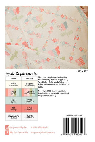 Tulip Delight Quilt Pattern by My Sew Quilty Life