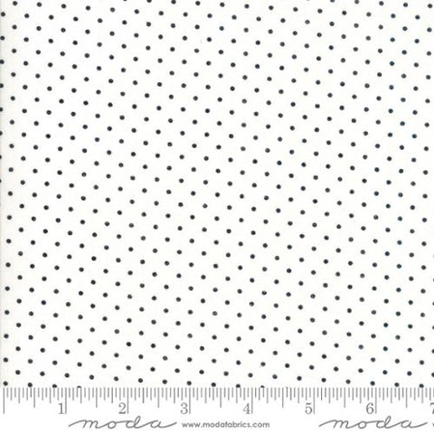 Essential Dots White Black Yardage by Moda Fabrics