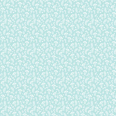Promise Me Blue XOXO Yardage by Michal Marko for Poppie Cotton Fabrics
