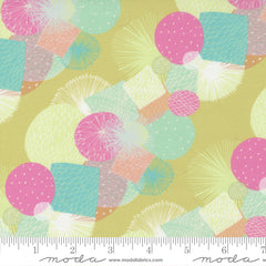 Soiree Lime Fan Frill Yardage by Mara Penny for Moda Fabrics
