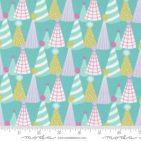 Soiree Pool Party Paper Hats Yardage by Mara Penny for Moda Fabrics