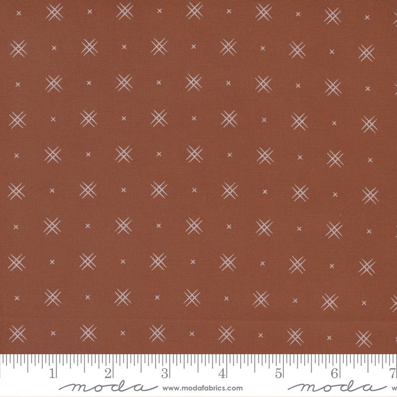 Beyond Bella Rust Yardage by Bound Co. for Moda Fabrics