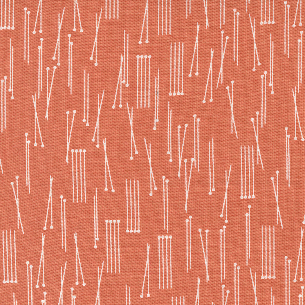 Lazy Afternoon Marmalade Knitting Yardage by Zen Chic for Moda Fabrics