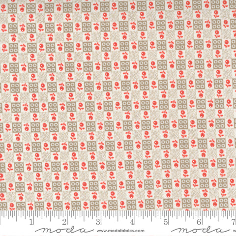 Strawberries & Rhubarb Slate Hopscotch Yardage by Fig Tree & Co. for Moda Fabrics